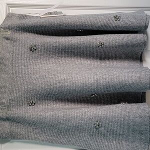 NWT Sweater Skirt, Beaded